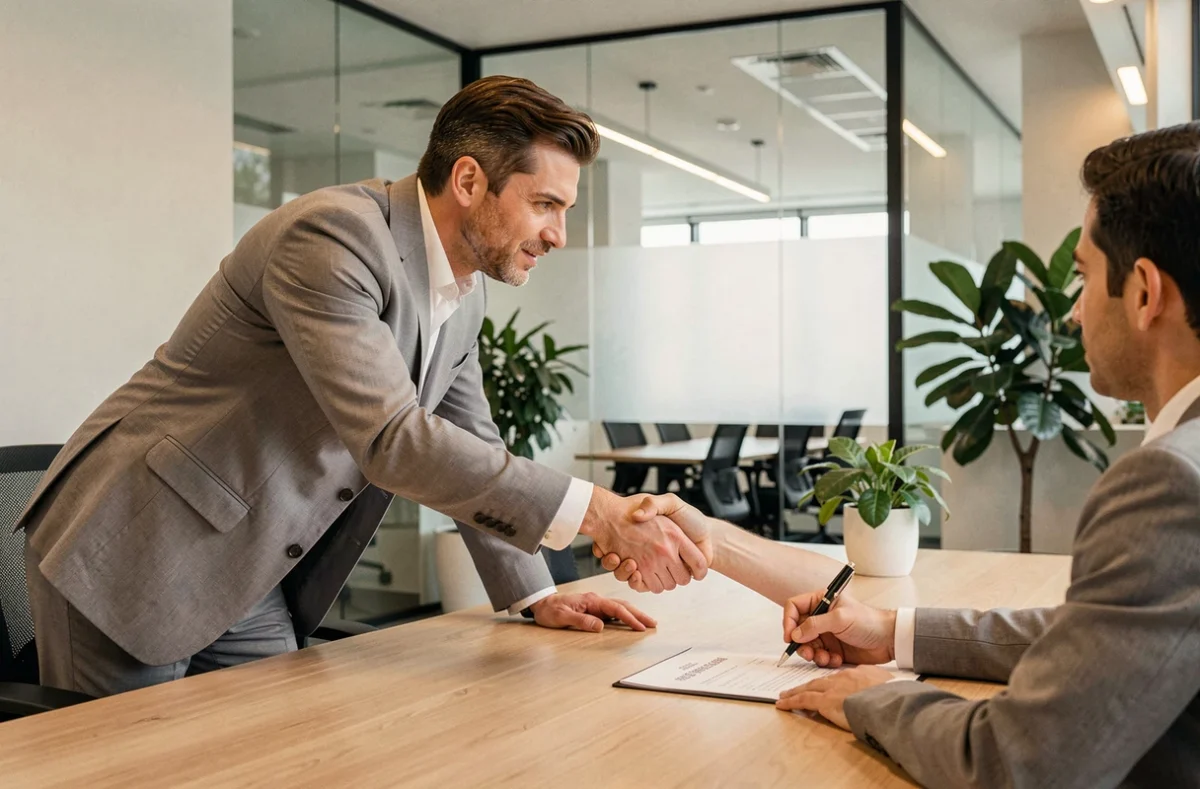 Spécialiste Crédit Expert Toulon accompagnant la signature d'un accord de prêt immobilier